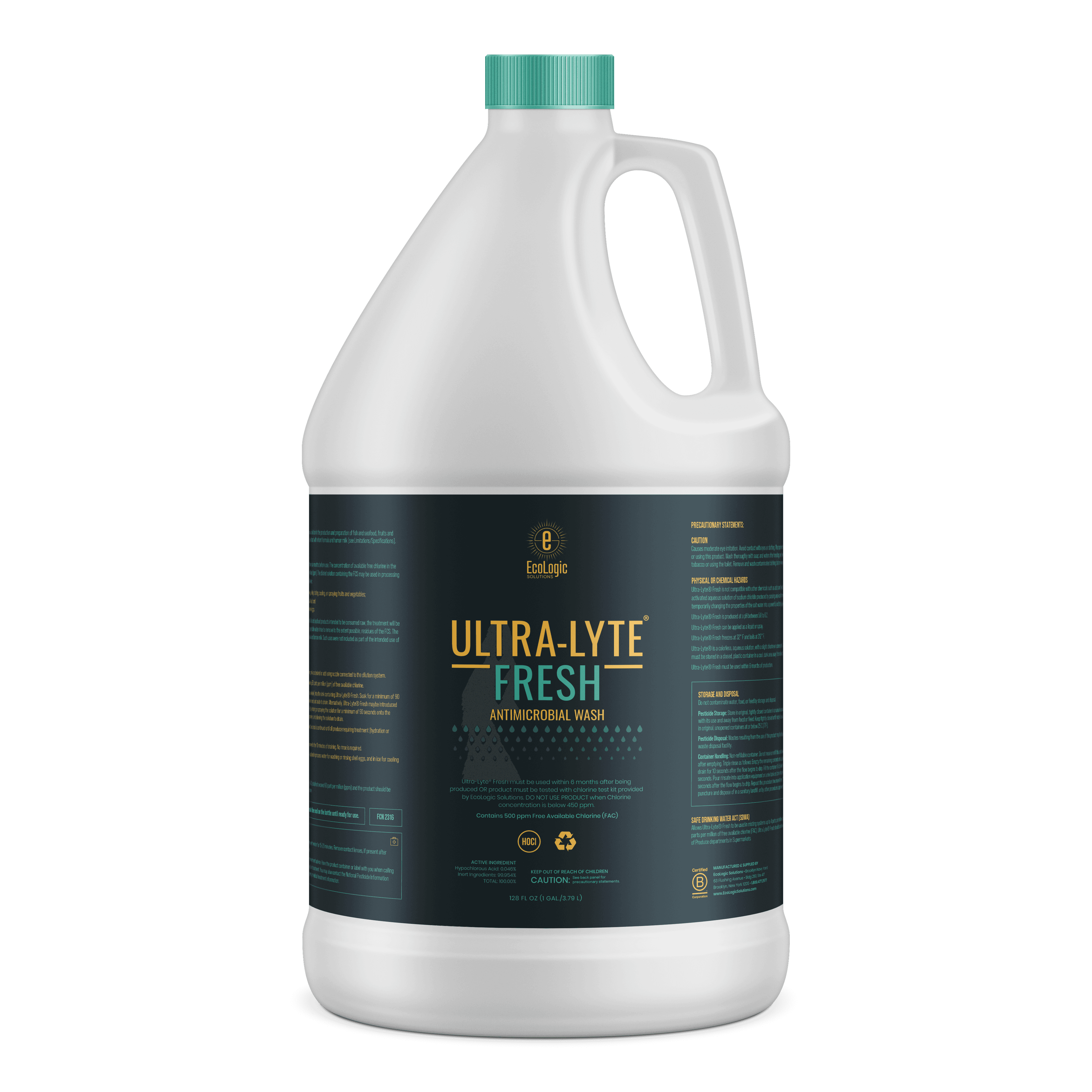 Fruit & Vegetable Wash 1 GAL Sanitizing 2/Case