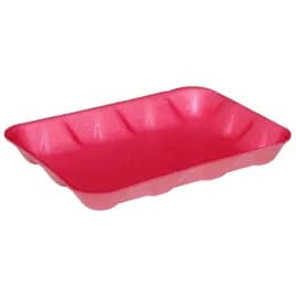 4S Meat Tray 9.25X7.125X0.7 IN Polystyrene Foam Rose 500/Case