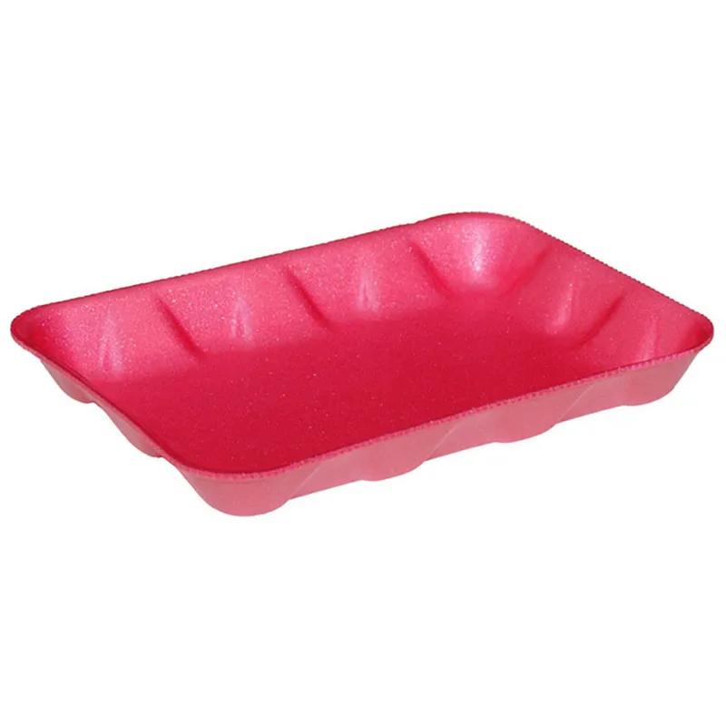4D Supermarket Tray 8.6X6.7X1.3 IN Polystyrene Foam Rose 400/Case
