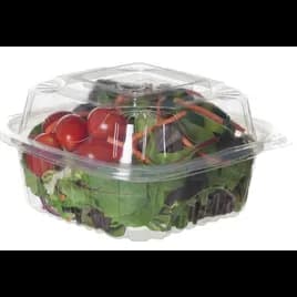 Veridian™ Take-Out Container Hinged 6X6X3 IN PLA Translucent Green 240/Case