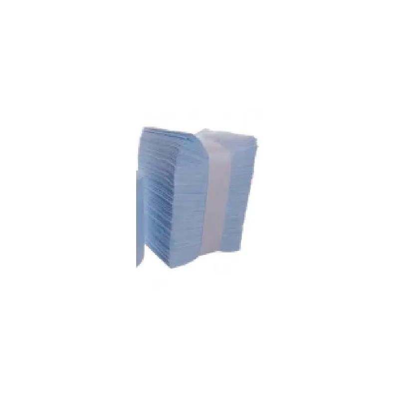 ContecClean Cleaning Cloth 12X13 IN Blue Banded 1/4 Fold Stacked 500/Case
