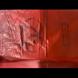Biohazard Bag 40X46 IN Red 1.3MIL 100/Case
