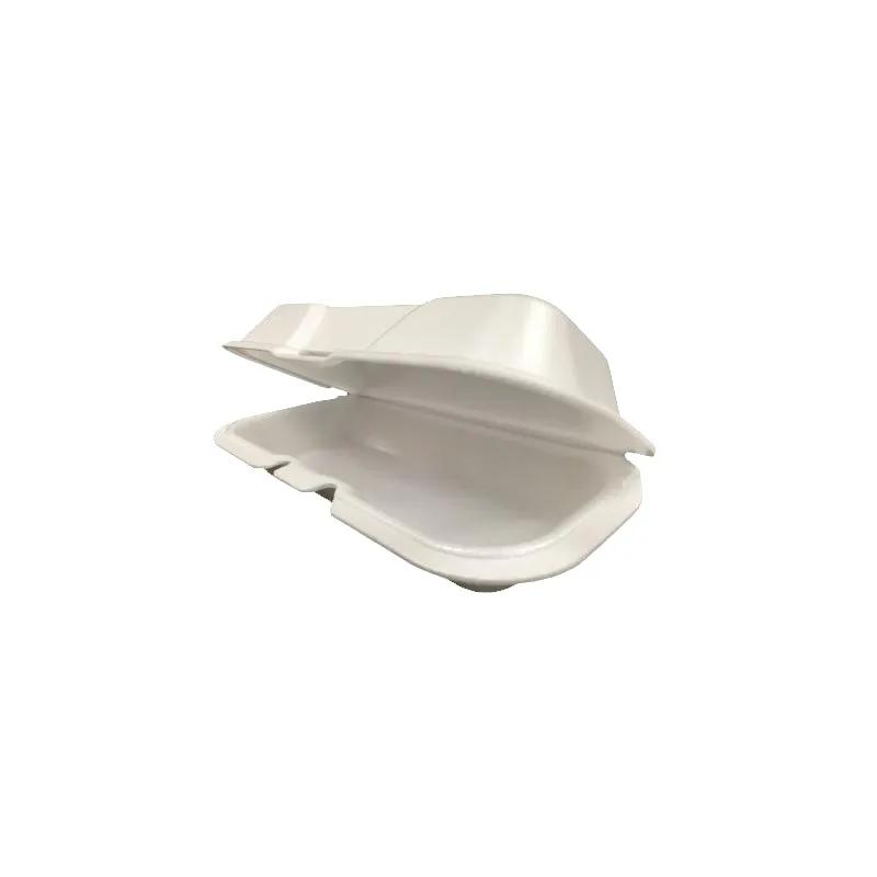 Regal Hot Dog Take-Out Container Hinged Small (SM) 8X4X2 IN Polystyrene Foam White Not Vented 500/Case