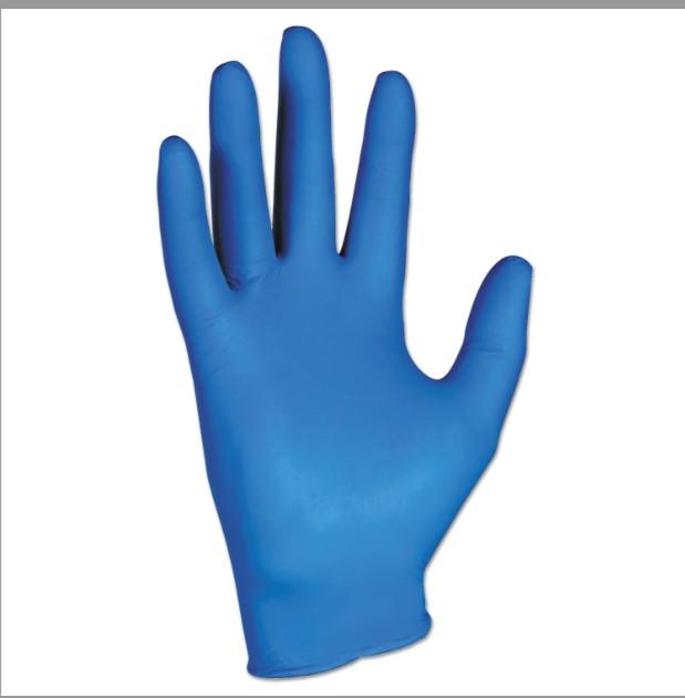 Victoria Bay Examination Gloves Large (LG) Blue 3MIL Nitrile Disposable Powder-Free 200 Count/Box 10 Box/Case