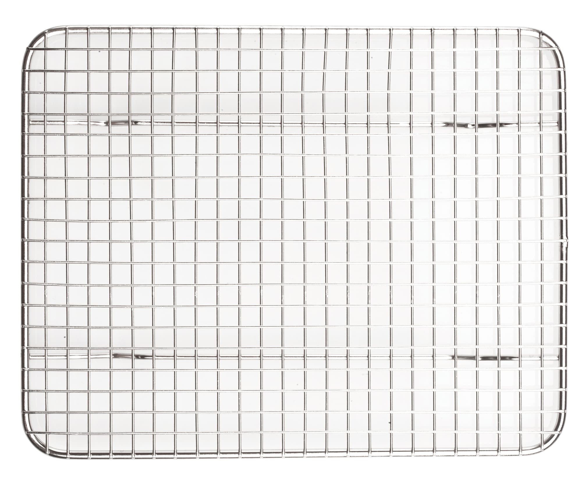 Pan Grate 1/2 Size 8X10 IN 18/8 Stainless Steel Rectangle For Steam Table Pan 1/Each