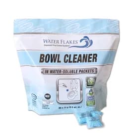 Water Flakes® Toilet Bowl Cleaner 0.5 OZ Water-Soluble Packet 90 Count/Pack 4 Packs/Case 400 Count/Case