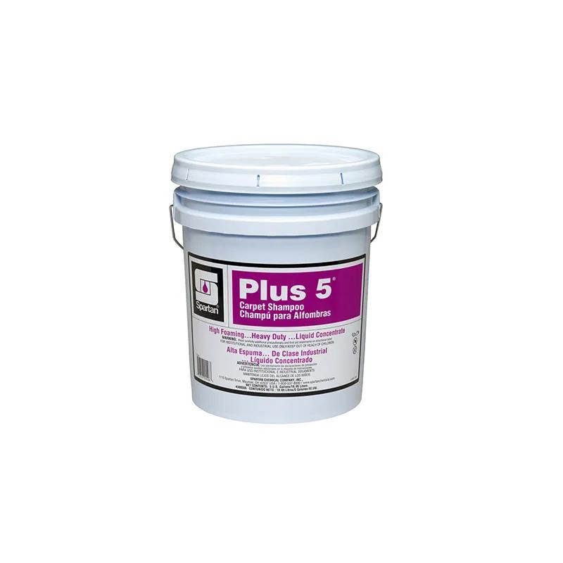 Plus-5® Banana Carpet Shampoo 5 GAL Heavy Duty Alkaline Liquid Concentrate High Foam Drying Agents Anti-Static 1/Pail