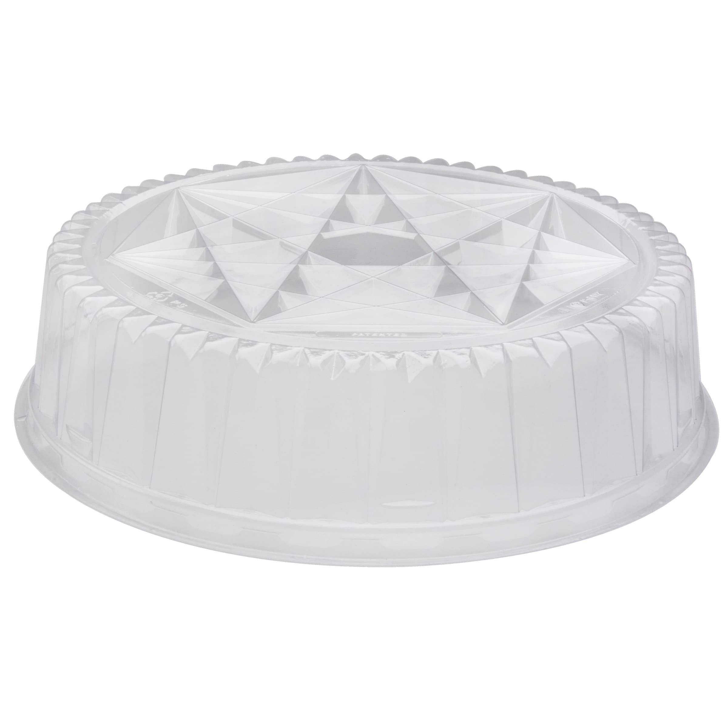 Caterware® Lid Dome 12X2.5 IN OPS Clear Round For Container 50/Case