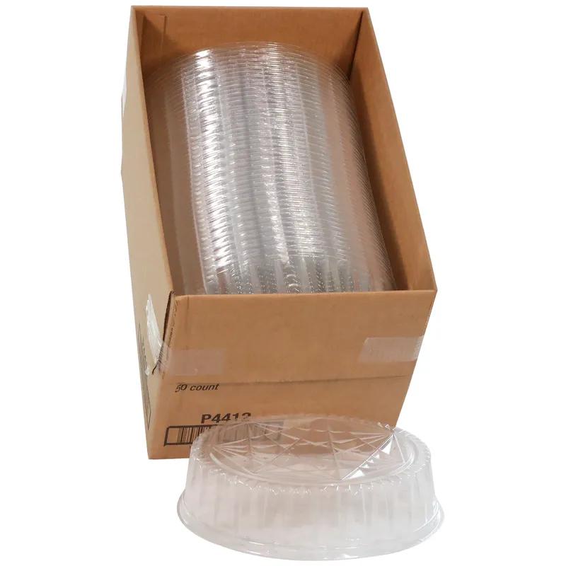 Caterware® Lid Dome 12X2.5 IN OPS Clear Round For Container 50/Case