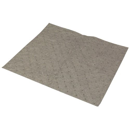 TaskBrand® Absorbent Pad 15X18 IN Gray Heavyweight Meltblown Polypropylene (PP) For Water & Oil Based Spills 100/Bale