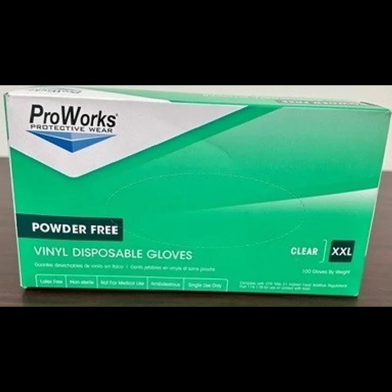 Gloves XXL Vinyl Powder-Free 100/Box
