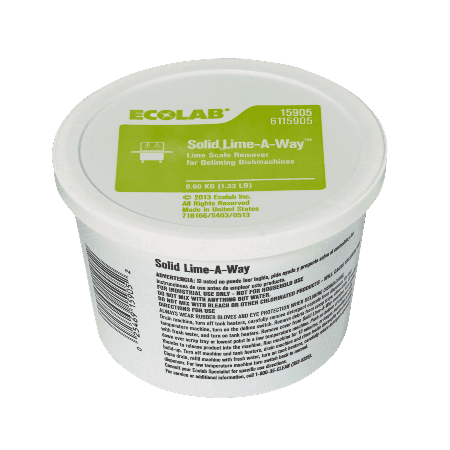 LIME-A-WAY® Delimer 1.33 LB Solid 6/Case