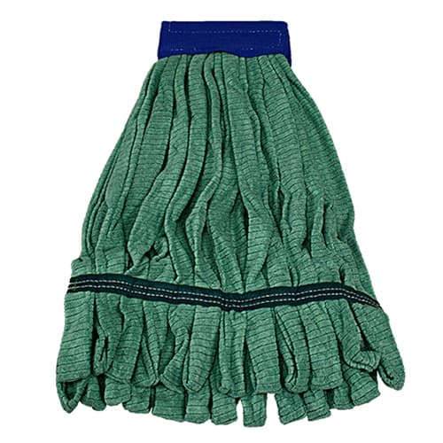 Impact® Tube Wet Mop Large (LG) Green Microfiber Mesh Headband 12/Case