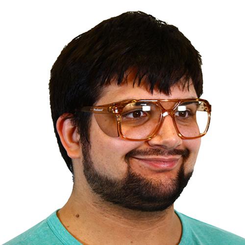 ProGuard™ Safety Glasses OS Plastic With Tan Frame Clear Lens Full Side Shields High Impact 1/Each