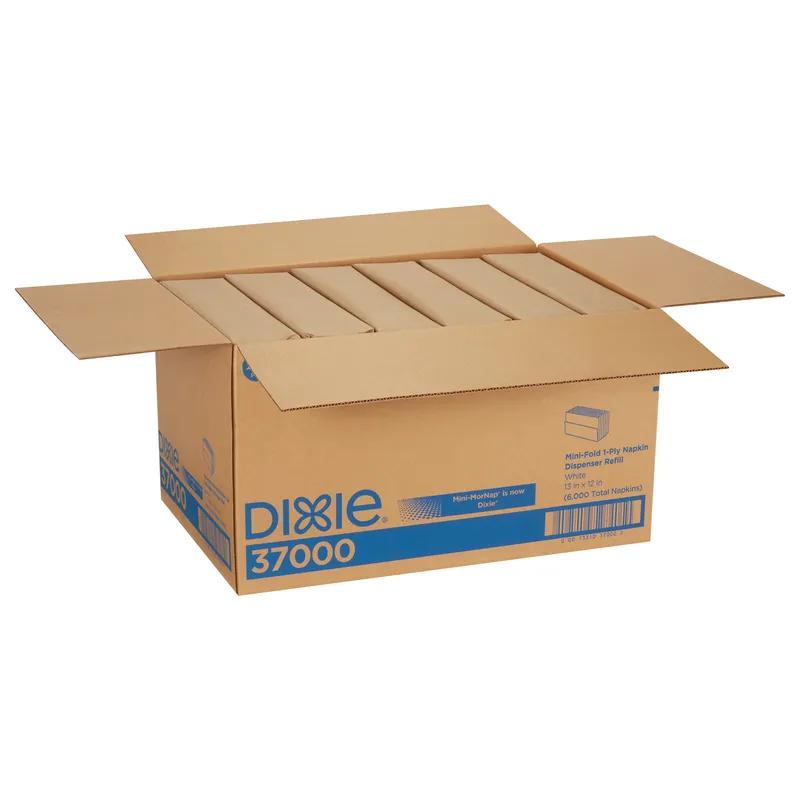 Dixie® Napkins Mini 12X13 IN White 1PLY 1/8 Fold Refill 500 Sheets/Pack 12 Packs/Case 6000 Sheets/Case