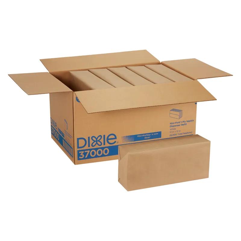 Dixie® Napkins Mini 12X13 IN White 1PLY 1/8 Fold Refill 500 Sheets/Pack 12 Packs/Case 6000 Sheets/Case