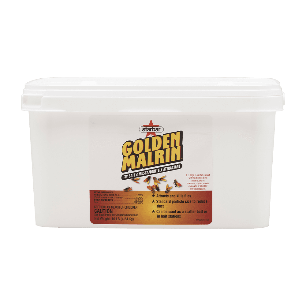 Golden Malrin Fly Bait 10 LB 1% Methomyl 1/Each
