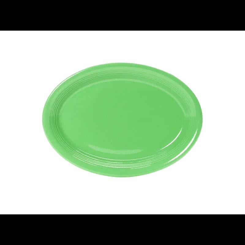 Concentrix Platter 9.75X7 IN China Cilantro Oval Coupe Fully Vitrified 24/Case