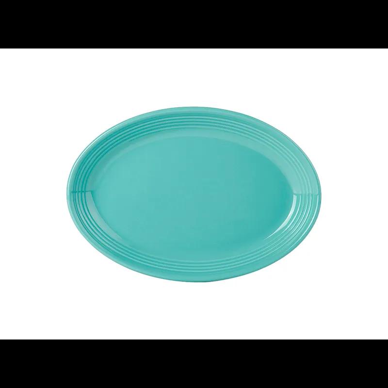 Concentrix Platter 9.75X7 IN China Island Blue Oval Fully Vitrified 24/Case
