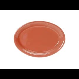 Concentrix Platter 9.75X7 IN China Cinnebar Oval Coupe Fully Vitrified 24/Case