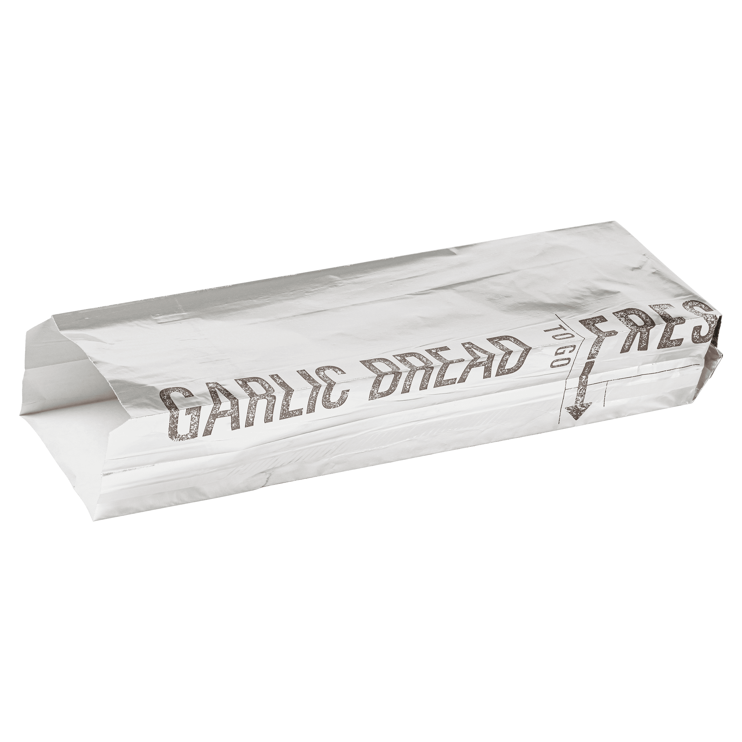 TO GO FRESH™ Garlic Bread Bag 5.25X3.25X20 IN Foil Silver 500/Case
