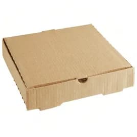 Victoria Bay Pizza Box 12X12X1.625 IN Corrugated Cardboard Kraft Plain B-Flute 50/Bundle