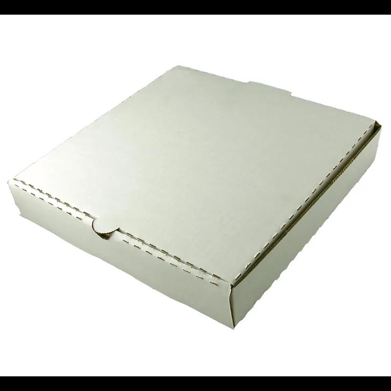 Victoria Bay Pizza Box 12X12X1.625 IN Corrugated Cardboard White Plain B-Flute 50/Bundle