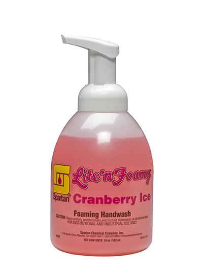 Lite'n Foamy® Cranberry Ice® Hair & Body Wash Ready-to-Use (RTU) Liquid 16 OZ Tangy-Cranberry Red Refill 6/Case