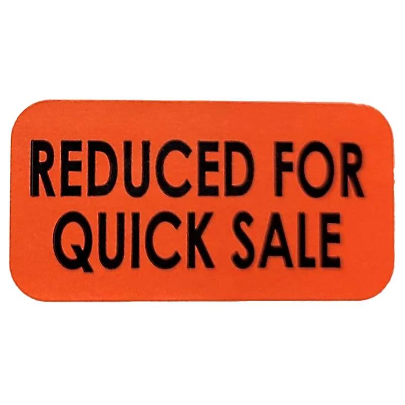 Reduced for Quick Sale Label 1000 Count/Roll 4 Rolls/Case