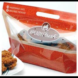 Fried Chicken Bag 14X8.25X5.5 IN 8 Piece 2.5MIL Clear Pouch 250/Case