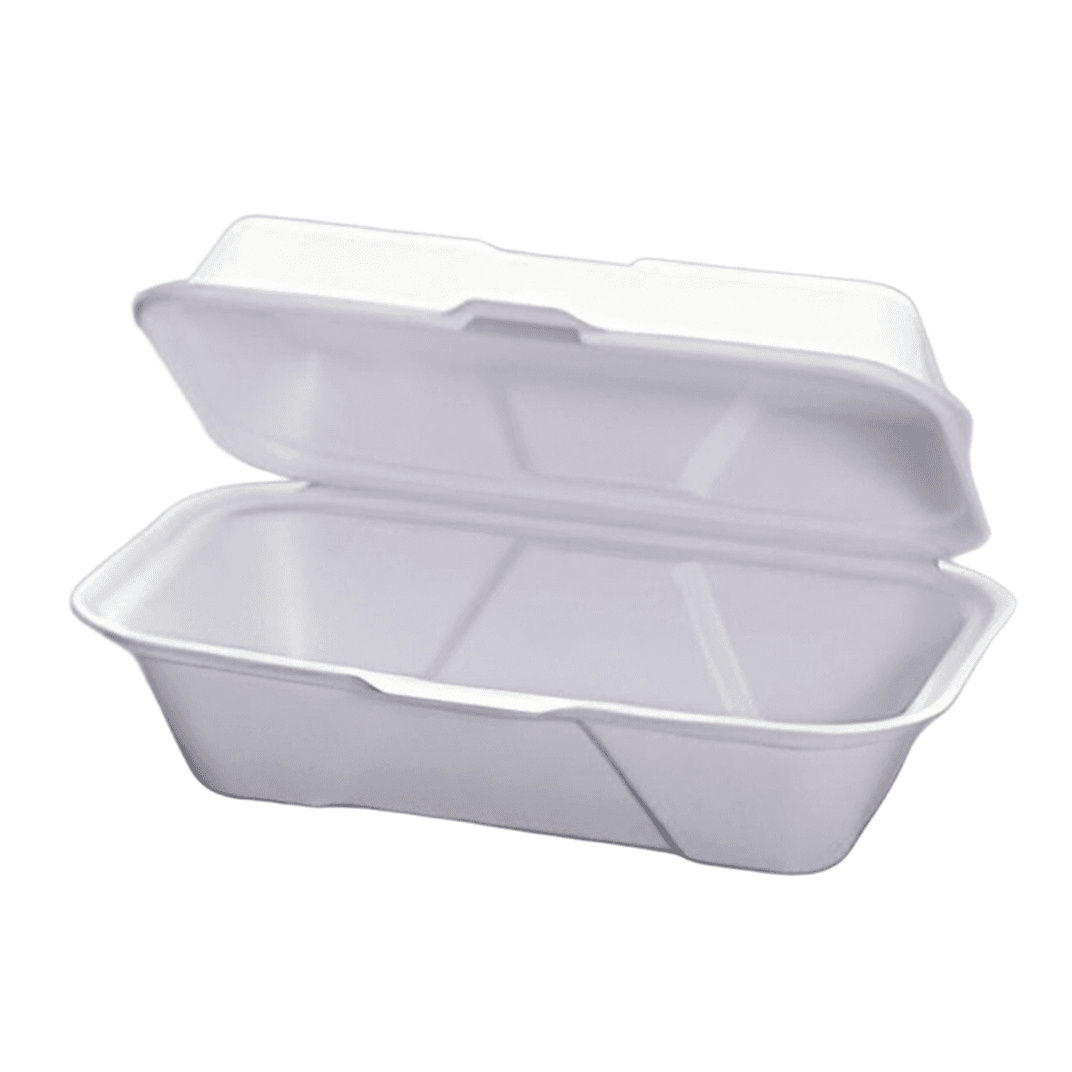 Harvest Take-Out Container Hinged 9.1X6.2X3.2 IN Pulp Fiber White Rectangle 200/Case