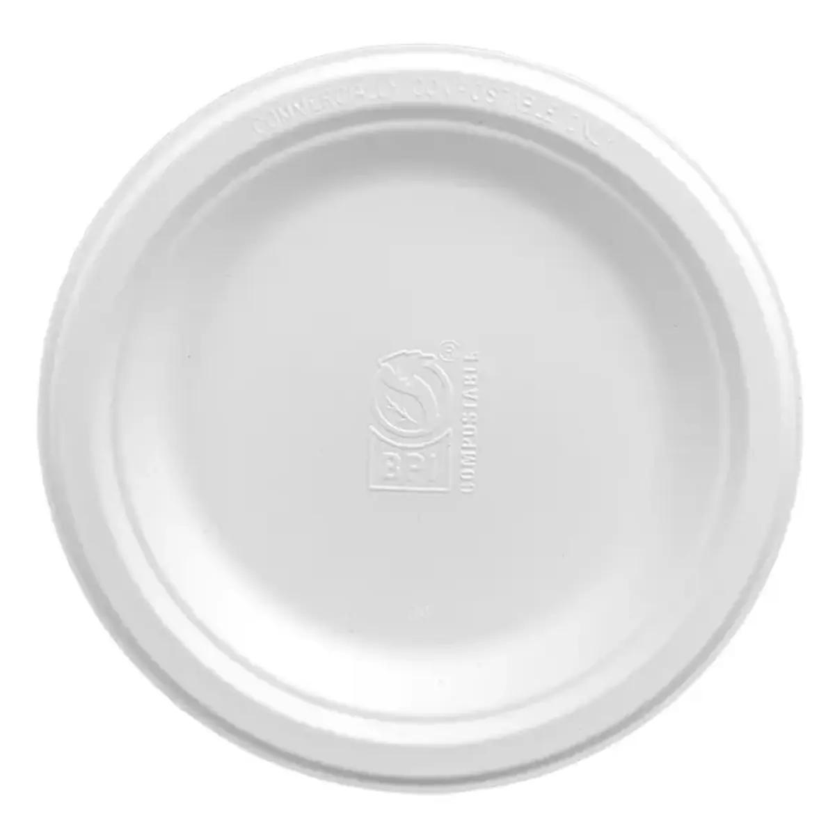 Harvest Plate 6 IN Pulp Fiber White Round 1000/Case
