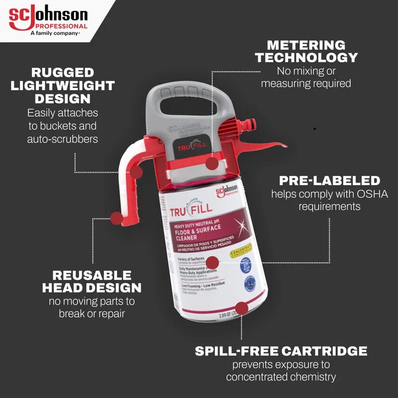 TruFill Floor Cleaner 2 L Neutral Heavy Duty 2/Case