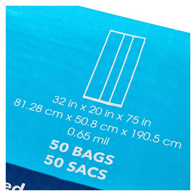 Victoria Bay Bun Rack Cover 32X20X75 IN Natural HDPE 0.65MIL 50/Case