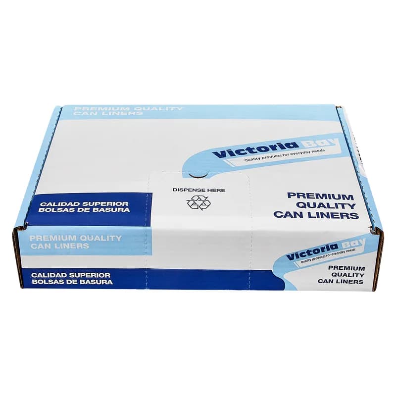 Victoria Bay Poly Bag 8X4X17 IN Clear LDPE 0.9MIL Extra Heavy 1000/Case