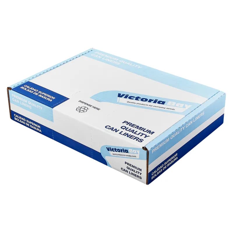 Victoria Bay Poly Bag 8X4X18 IN Clear LDPE 0.5MIL 1000/Case