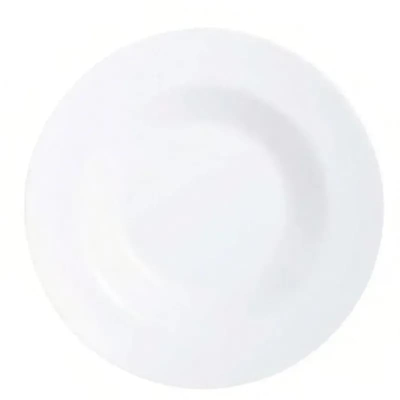 Arcoroc Evolutions White Collection Pasta Plate 11 IN 18.5 OZ Opal Glass 12/Case