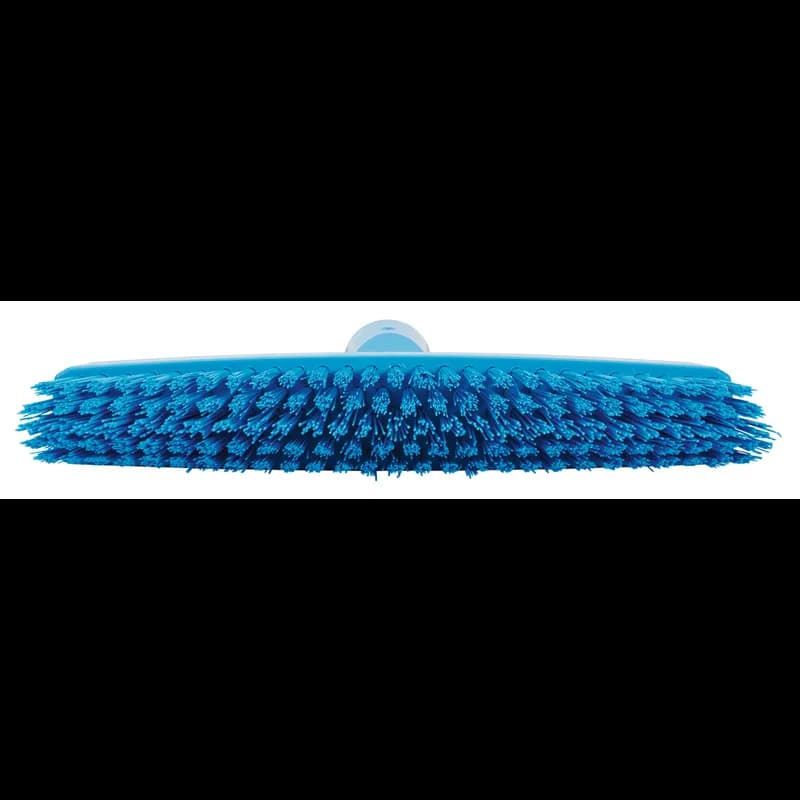 Vikan® Grout & Tile Brush 8.9X1.4X3.5 IN PP Polyester Stainless Steel Blue Extra Stiff Bristles 1/Each