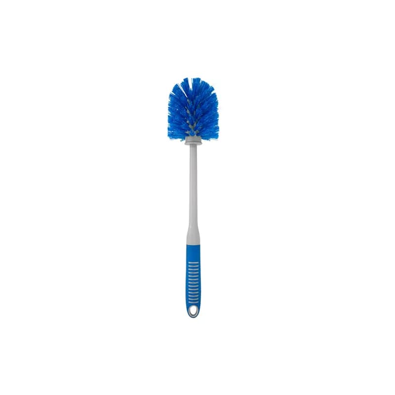Impact® Toilet Bowl Brush PET PP Gray Blue Deluxe Ergonomic Handle Scratchless 1/Each