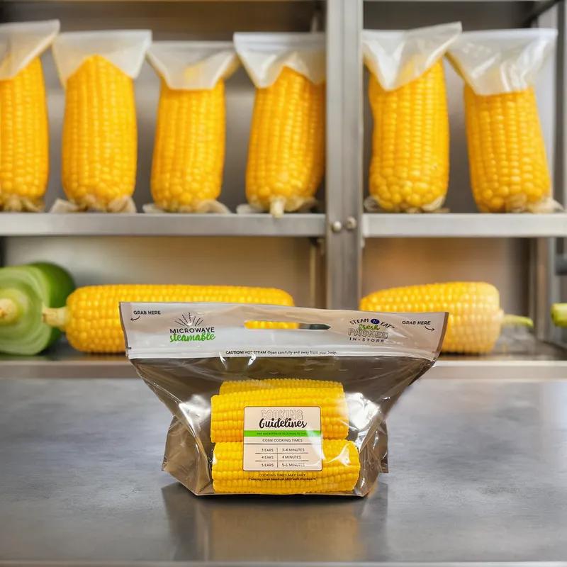 Corn Bag Large (LG) 12.75X8.5X5.5 IN Steamable Pouch 250/Case