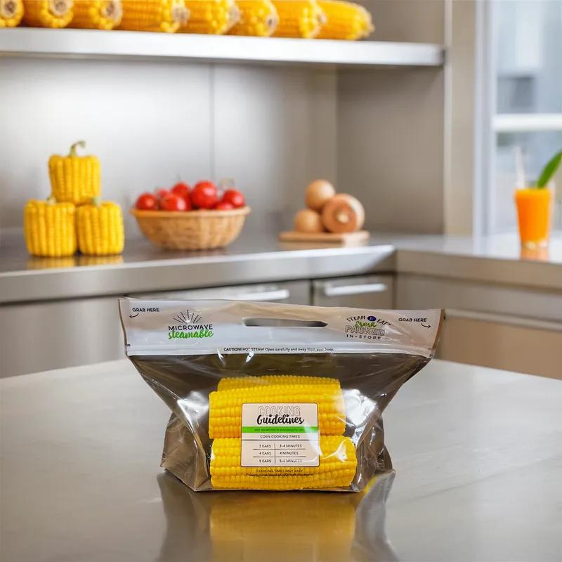 Corn Bag Large (LG) 12.75X8.5X5.5 IN Steamable Pouch 250/Case