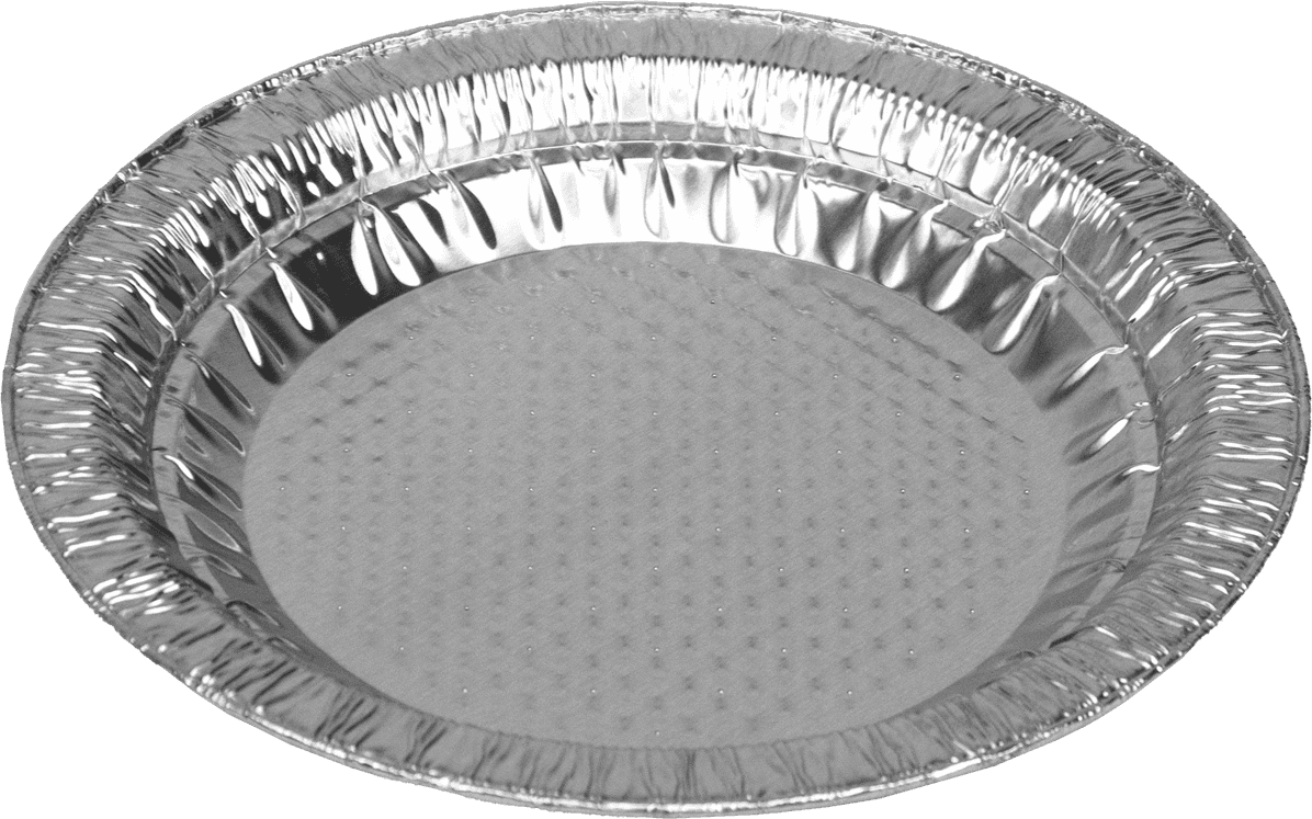 Pie Pan Medium (MED) 14.5 OZ 8 IN 14.50 OZ Aluminum Silver Lanced 1000/Case