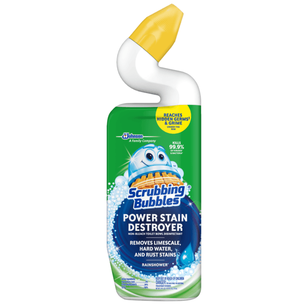 Scrubbing Bubbles® Rainshower Toilet Bowl Cleaner Disinfectant Stain Remover 24 OZ Bleach-Free 6/Case