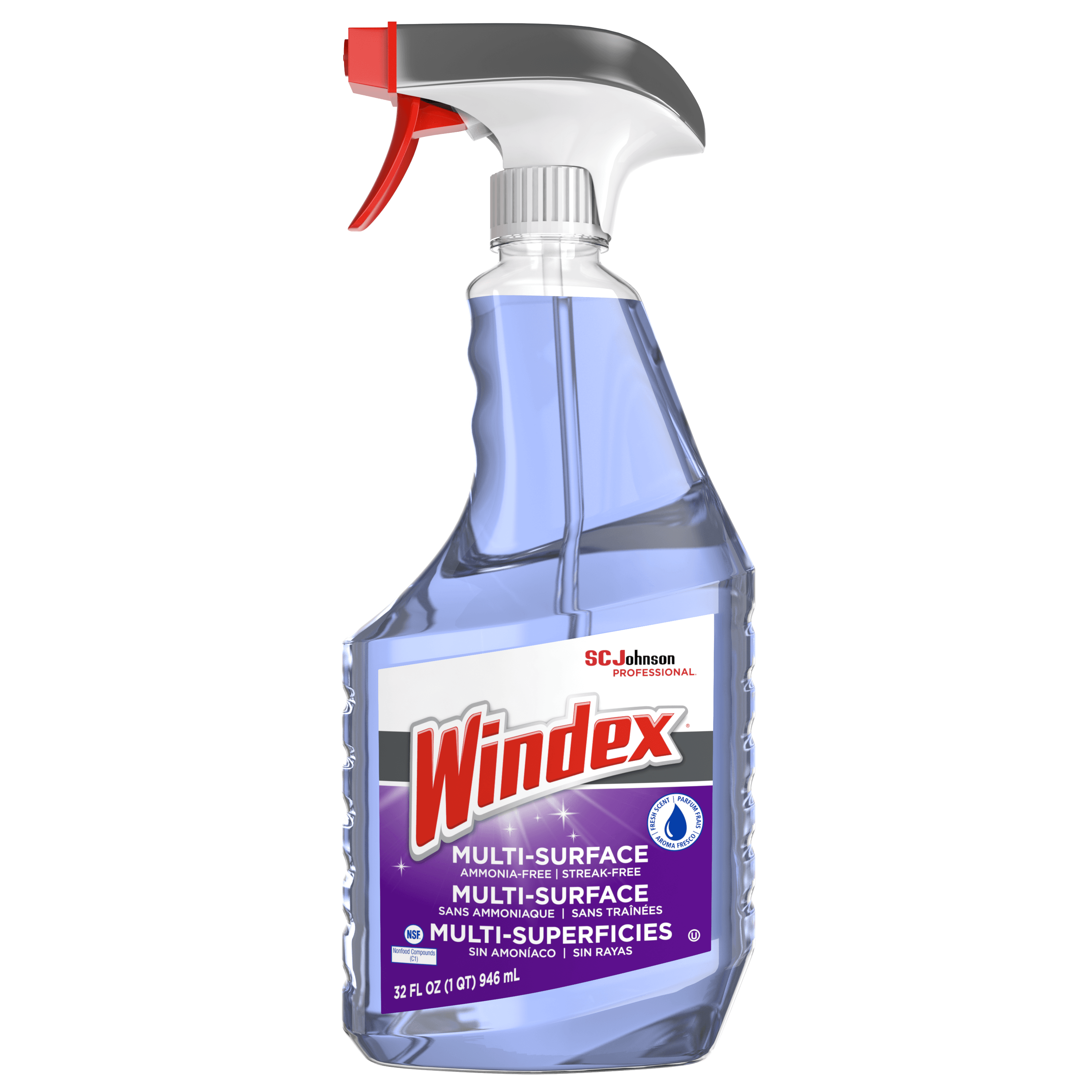 Windex® Glass & Surface Cleaner 32 OZ Non-Ammoniated Multi-Surface 8/Case