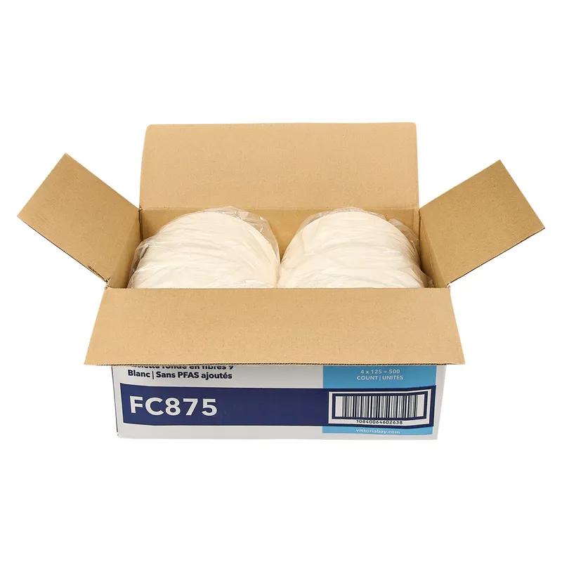 Victoria Bay Plate 9 IN Pulp Fiber Round 500/Case