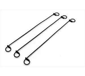 Compactor Ties 8 IN Black Metal 5000 Count/Bag 1 Bags/Case