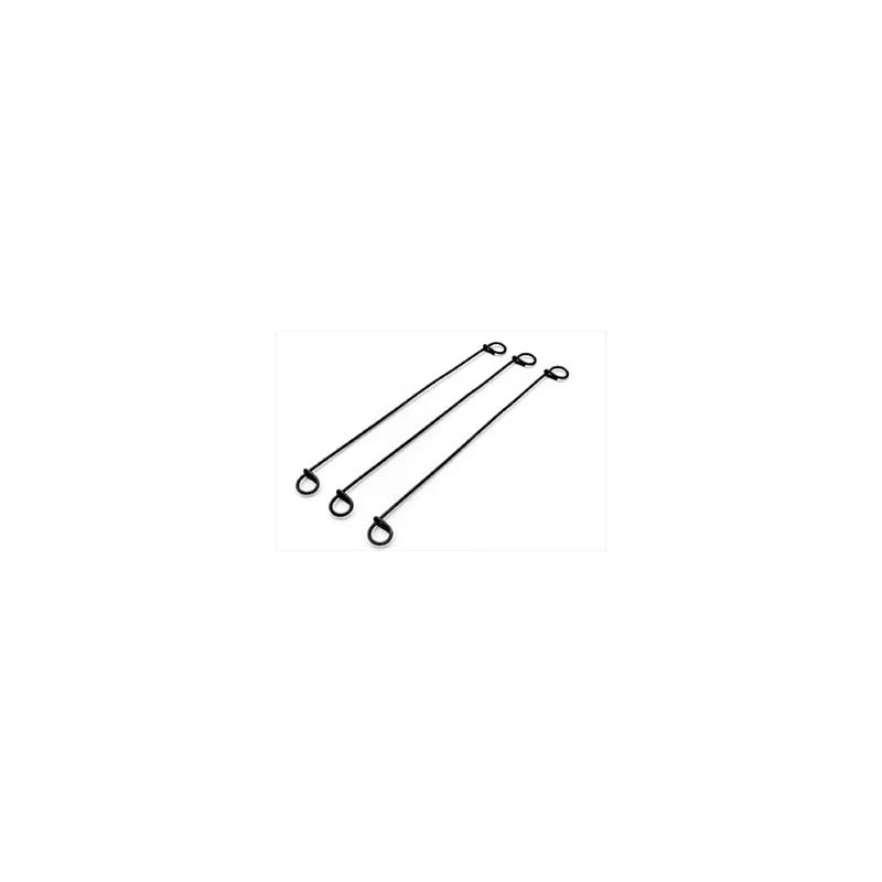 Compactor Ties 8 IN Black Metal 5000 Count/Bag 1 Bags/Case