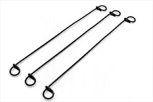 Compactor Ties 8 IN Black Metal 5000 Count/Bag 1 Bags/Case