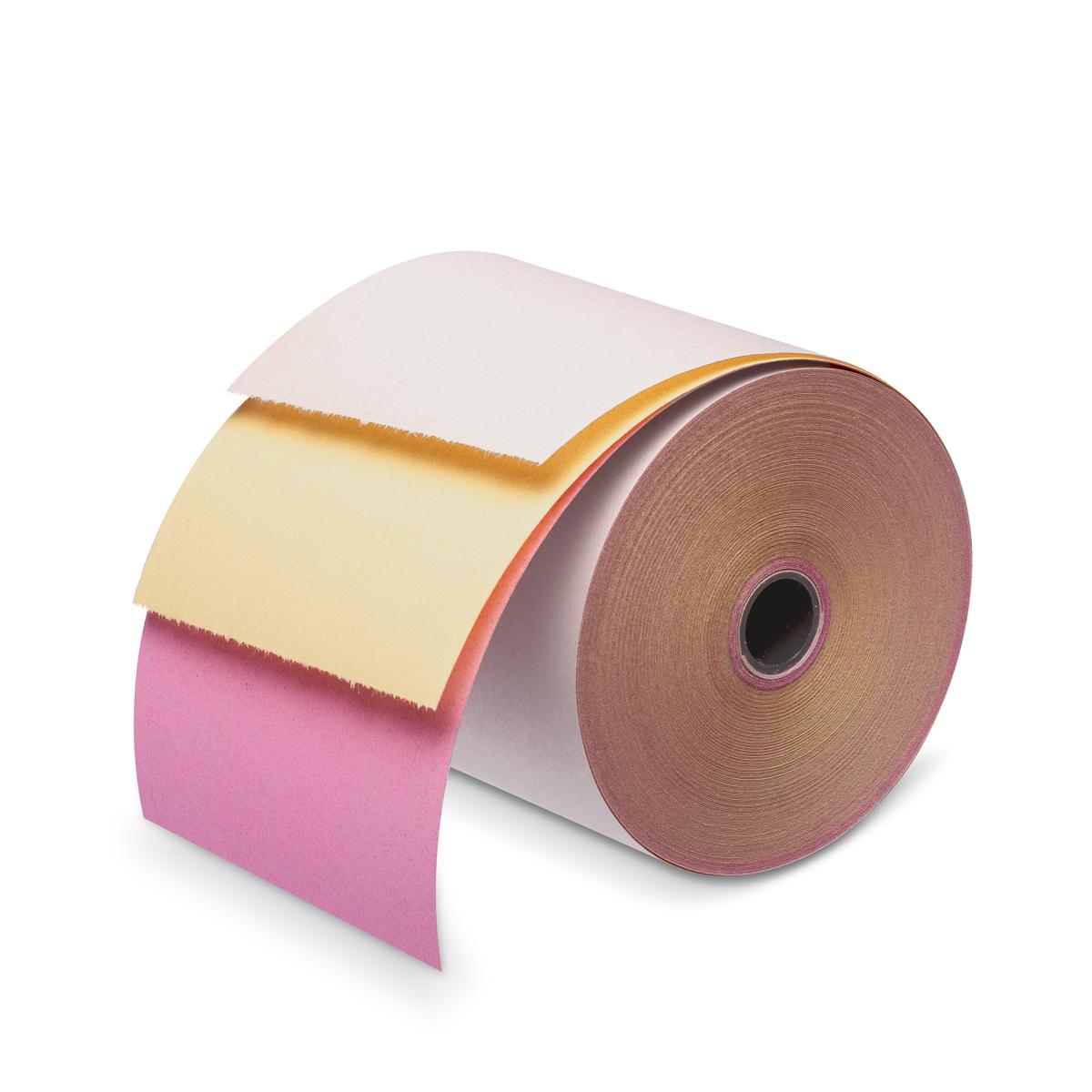 Register Tape Roll 3IN X65FT Paper 3PLY Carbonless 50/Case