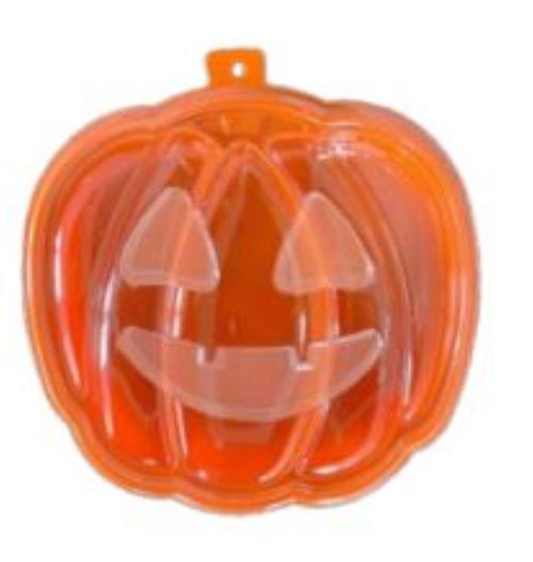 Cupcake Container & Lid Combo Orange Jack-O-Lantern Pumpkin 50/Case